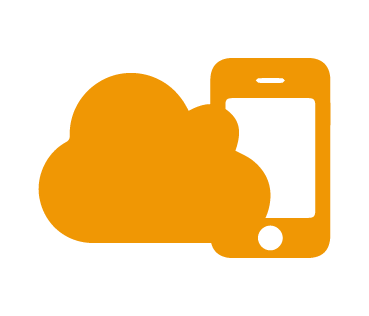 Icon cloud and mobile